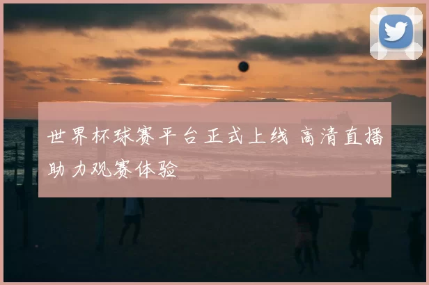 世界杯球赛平台正式上线 高清直播助力观赛体验